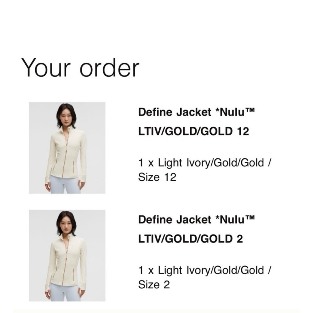 WORN ONCE LULULEMON DEFINE NULU AUTHENTIC JACKET - Picture 4 of 12